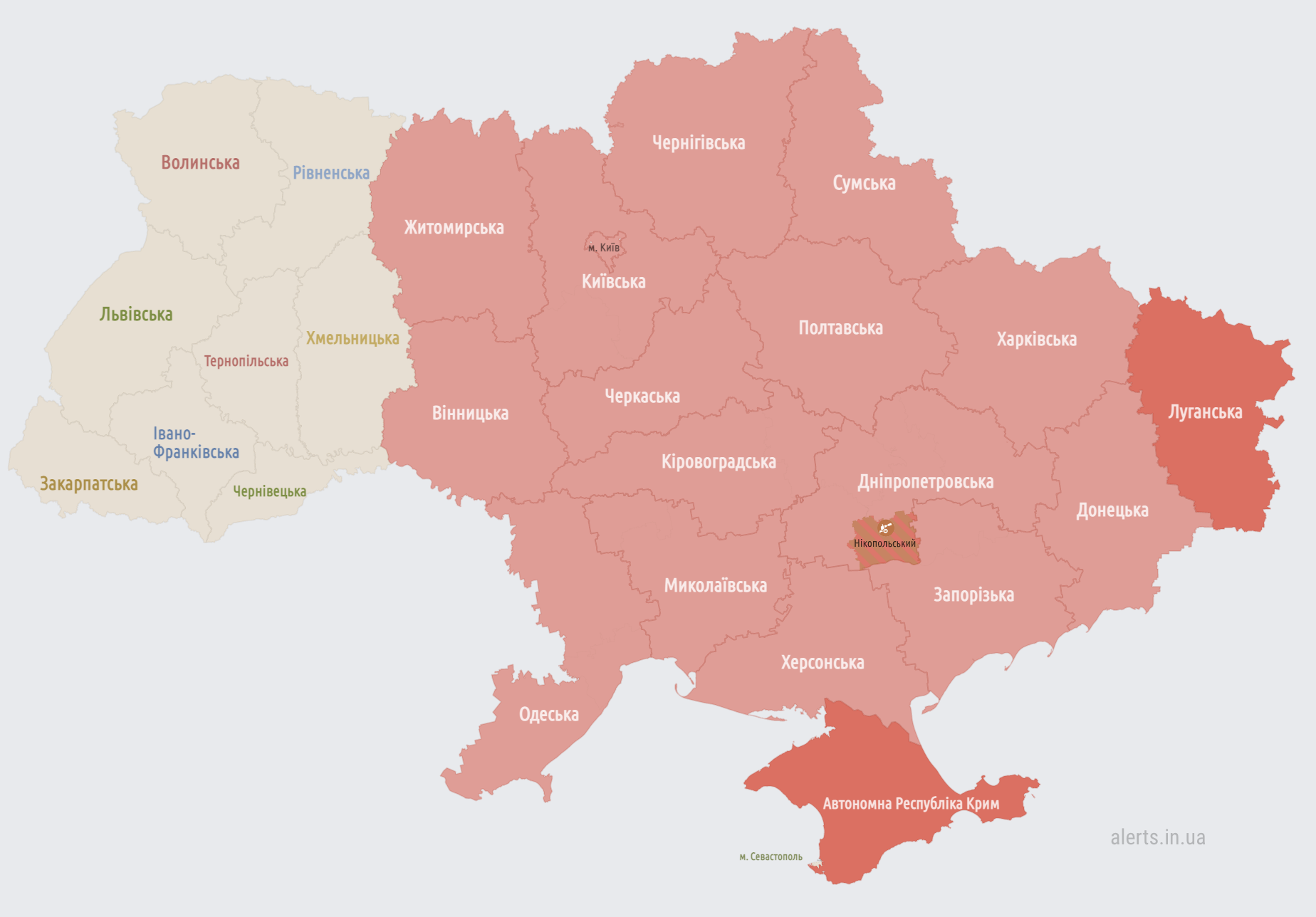 По Украине раздавалась масштабная воздушная тревога: что известно на этот момент